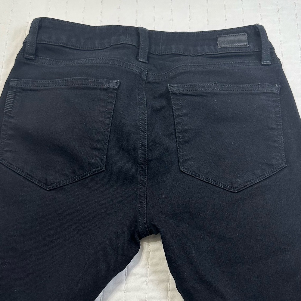 PAIGE Verdugo Ultra Skinny Mid Rise Black Stretchy Jeans Pants
Womens Size 27x30 - Picture 15 of 15
